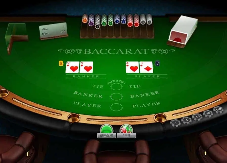 Baccarat - trò chơi có nguồn gốc từ châu Âu