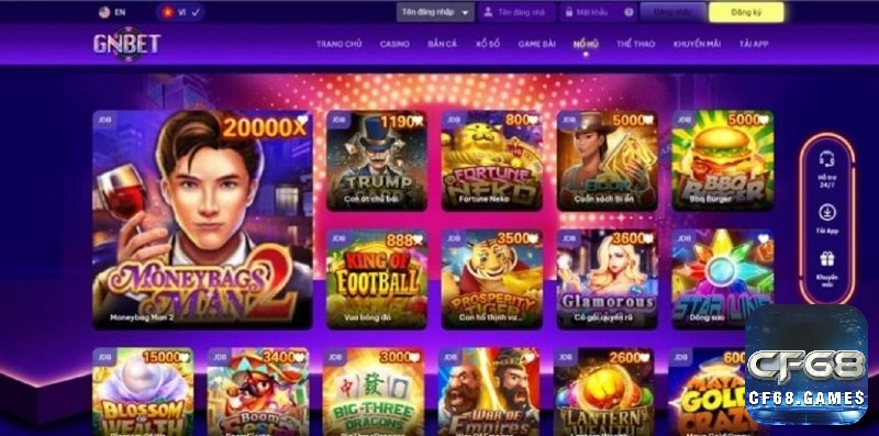 Điểm nổi bật của cổng game Gnbet