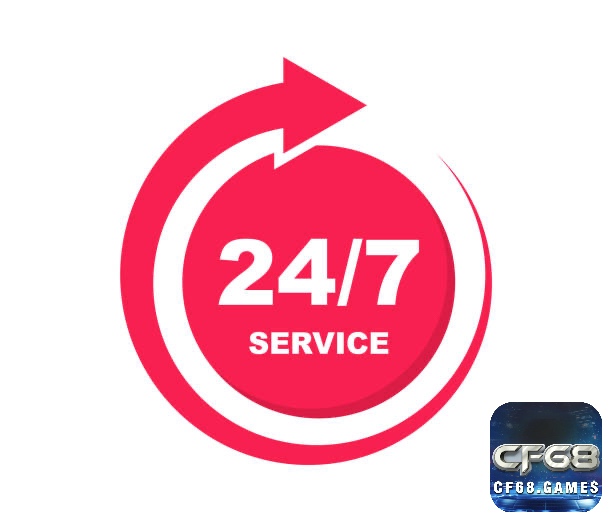 Dịch vụ hỗ trợ anh em ngư thủ 24/7 nên anh em có thể yên tâm trải nghiệm