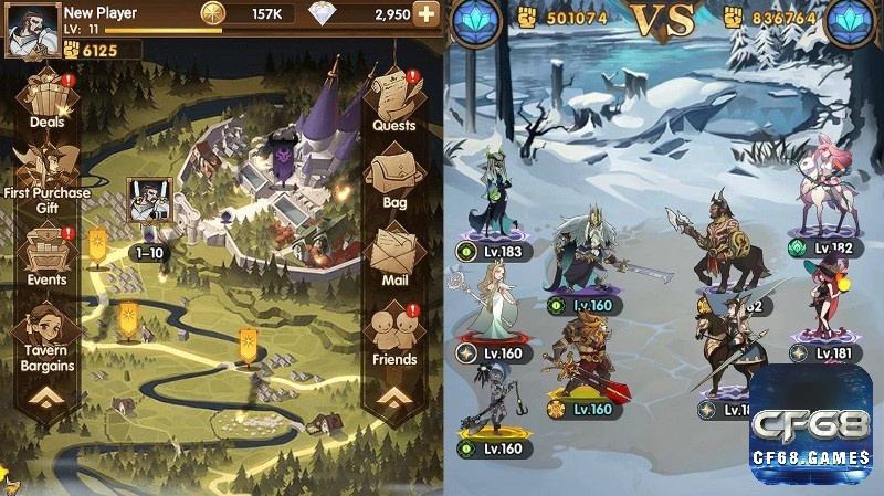 AFK Arena đại diện cho xu hướng idle RPG đang ngày càng phổ biến trong những game điện thoại hay hiện tại