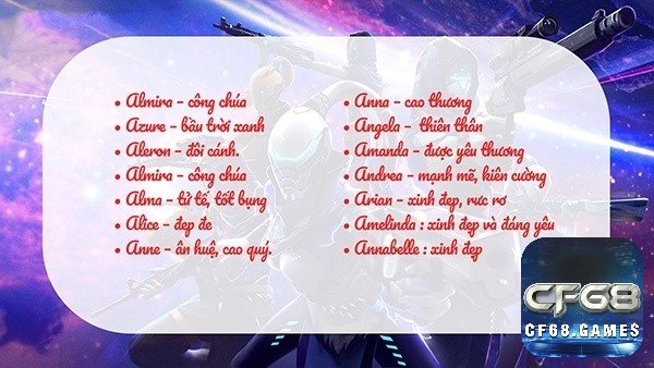 Để tạo một nick name game cần dựa theo nhiều yếu tố khác nhau để tạo nên sự nổi bật