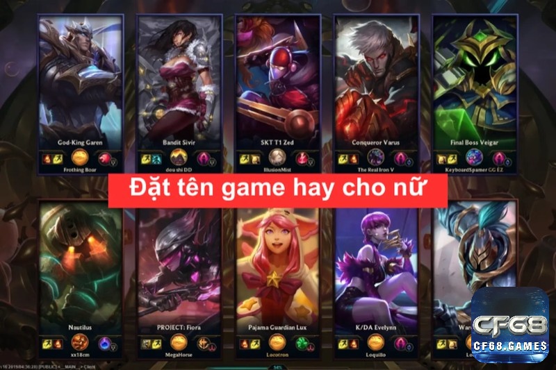 Nick name dành cho những tựa game FPS thường ngắn gọn, súc tích và thể hiện sự chính xác, nhanh nhẹn
