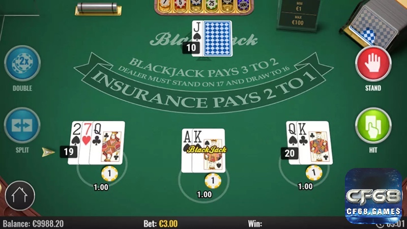 Bảng chiến thuật Blackjack 2025 giúp người chơi đưa ra quyết định tối ưu.