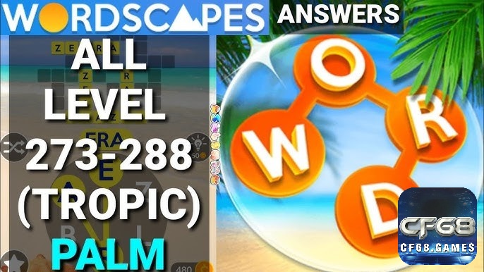 Wordscapes nổi bật với kho level khổng lồ và đồ họa thiên nhiên đầy thư giãn