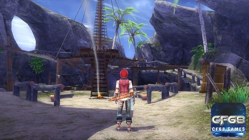 Hoạt động thu thập tài nguyên, chế tạo và mở rộng Làng trong game Ys VIII: Lacrimosa of Dana