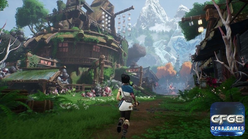Thiết kế hình ảnh trong game Kena: Bridge of Spirits giàu điện ảnh giúp hành trình có sức mê hoặc tự nhiên