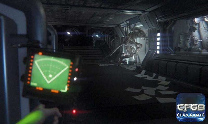 Ánh đèn huỳnh quang chập chờn biến hành lang thành chiếc bẫy tâm lý trong game Alien: Isolation