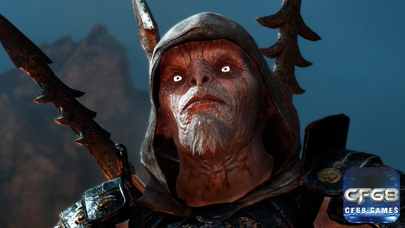 Captain Orc với vết sẹo trong Shadow of War