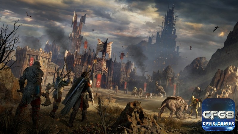 Pháo đài Orc giữa Mordor trong Shadow of War