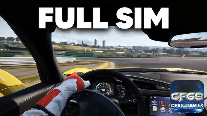 Buồng lái khi vào cua tốc độ cao trong Project CARS 3