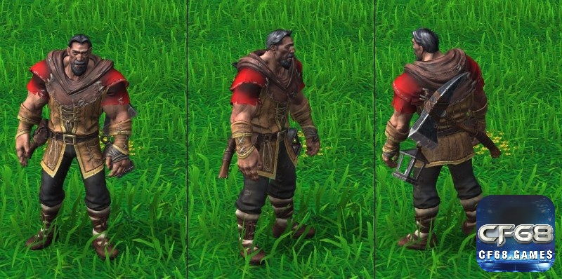 Warcraft III: Reforged upgraded unit models on battlefield