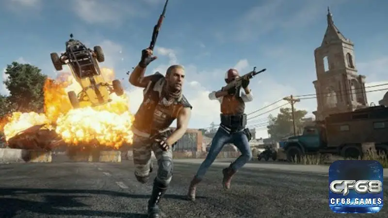 Người chơi PUBG ẩn nấp trong vòng bo cuối và chờ thời điểm tấn công