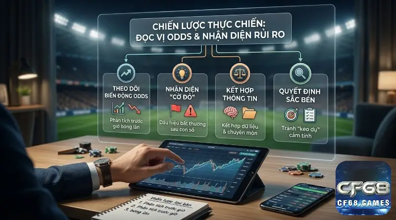 Chiến lược đọc vị odds, nhận diện rủi ro: theo dõi biến động kèo bóng đá châu Âu, cờ đỏ, kết hợp thông tin, quyết định sắc bén