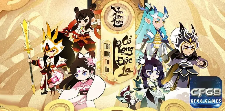Đồ họa 2D cổ phong giúp dàn tướng Phong Thần có tạo hình nổi bật và dễ nhận diện