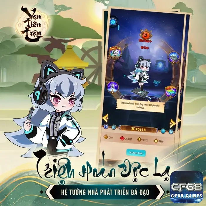 Hệ khắc chế và buff đội hình giúp trận đấu có chiều sâu hơn việc so lực chiến đơn thuần