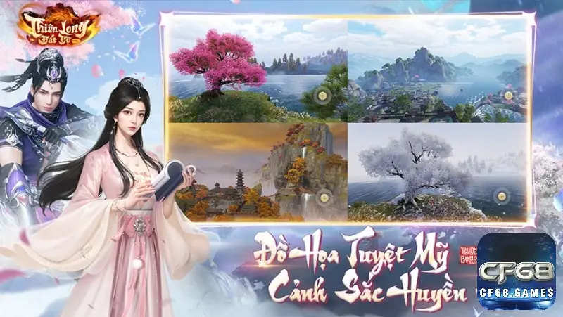 Đồ họa 3D giúp Thiên Long Bát Bộ VNG tái hiện thành trì, trân thú và cảnh sắc giang hồ sống động